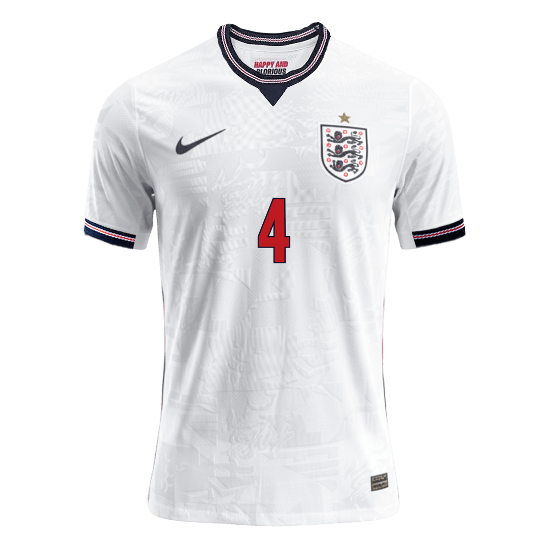Anglicko pánsky domáci futbalový dres MS 2026 - RICE #4 [hráčska verzia]