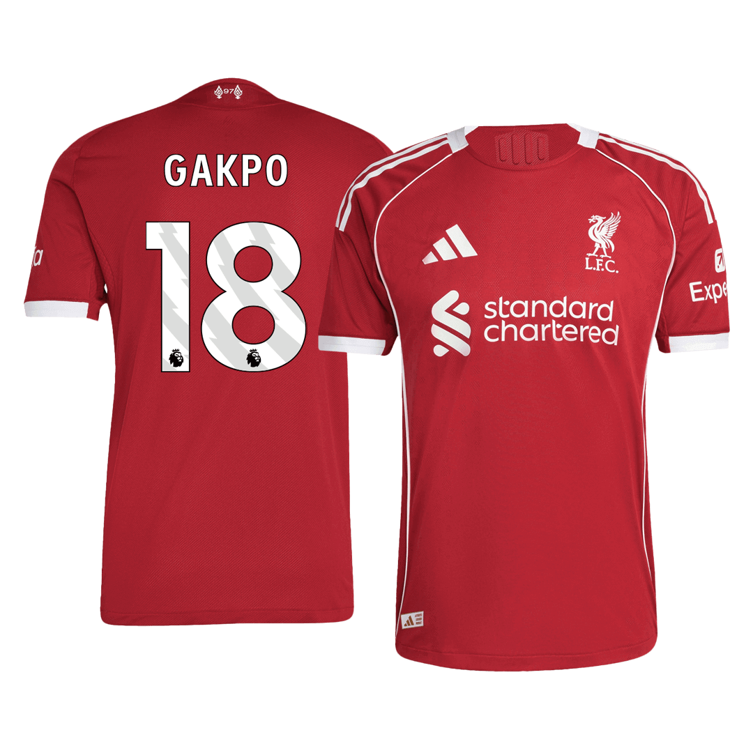 Liverpool pánsky domáci futbalový dres 2025/26 - GAKPO #18 [hráčska verzia]