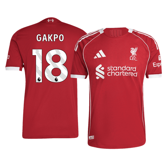 Liverpool pánsky domáci futbalový dres 2025/26 - GAKPO #18 [hráčska verzia]