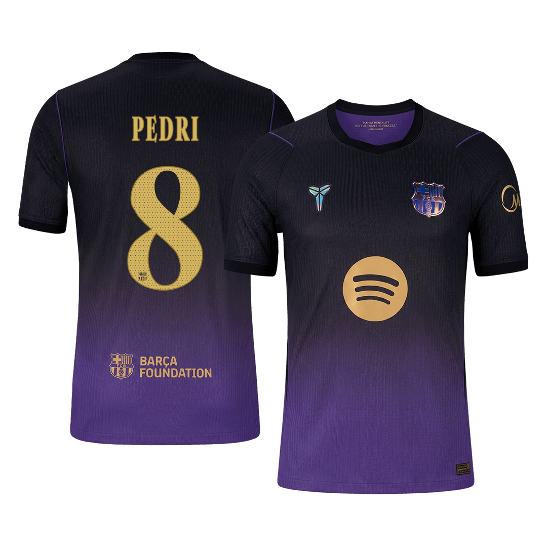 Barcelona pánsky vonkajší futbalový dres 2026/27 – PEDRI #8 – UCL [hráčska verzia]