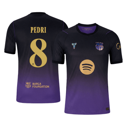 Barcelona pánsky vonkajší futbalový dres 2026/27 – PEDRI #8 – UCL [hráčska verzia]