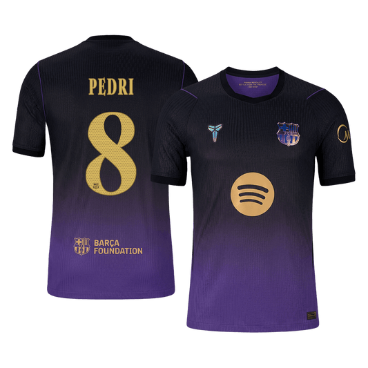 Barcelona pánsky vonkajší futbalový dres 2026/27 – PEDRI #8 – UCL [hráčska verzia]