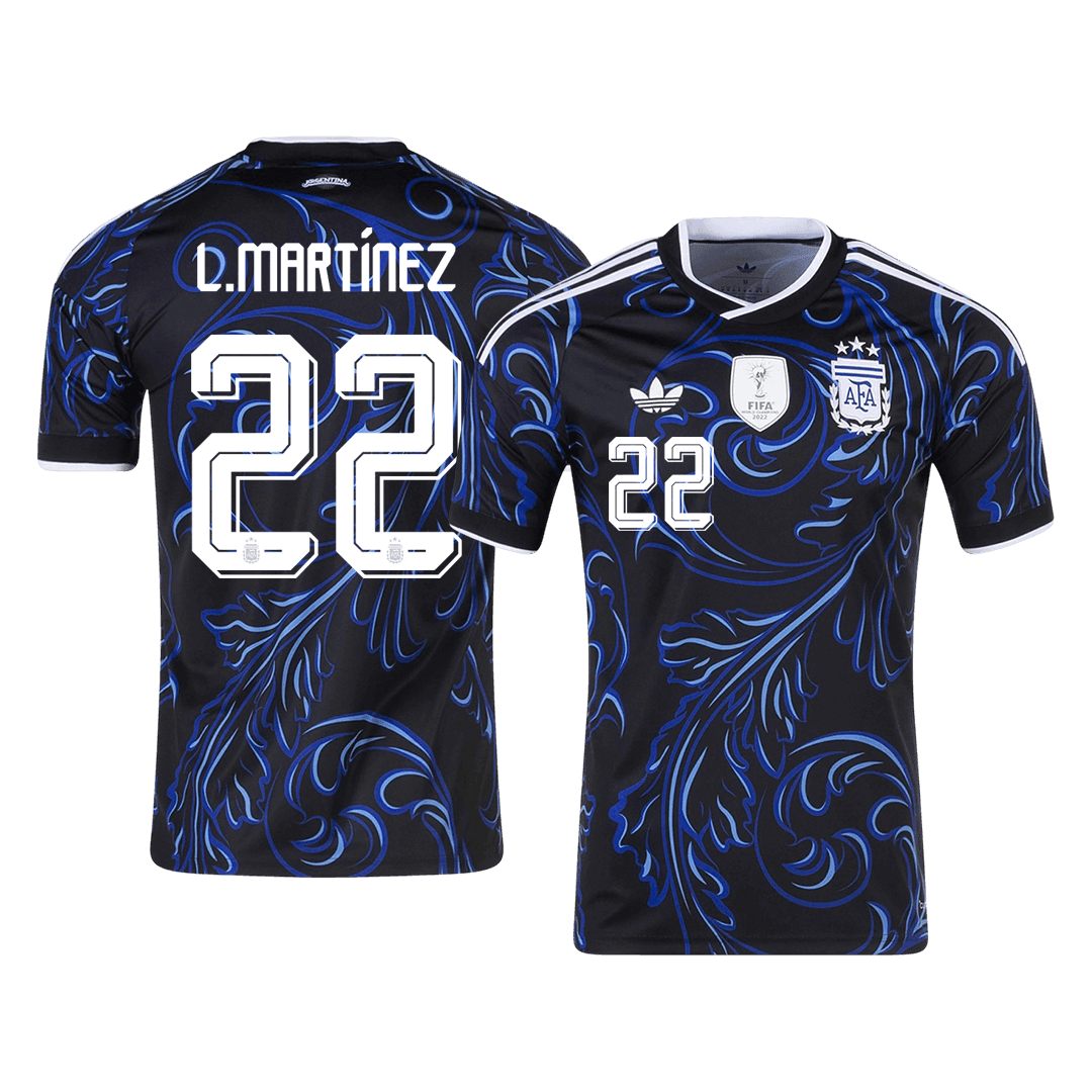 Pánske Futbalový Dres Argentína Vonkajší MS 2026 - L. MARTÍNEZ #22