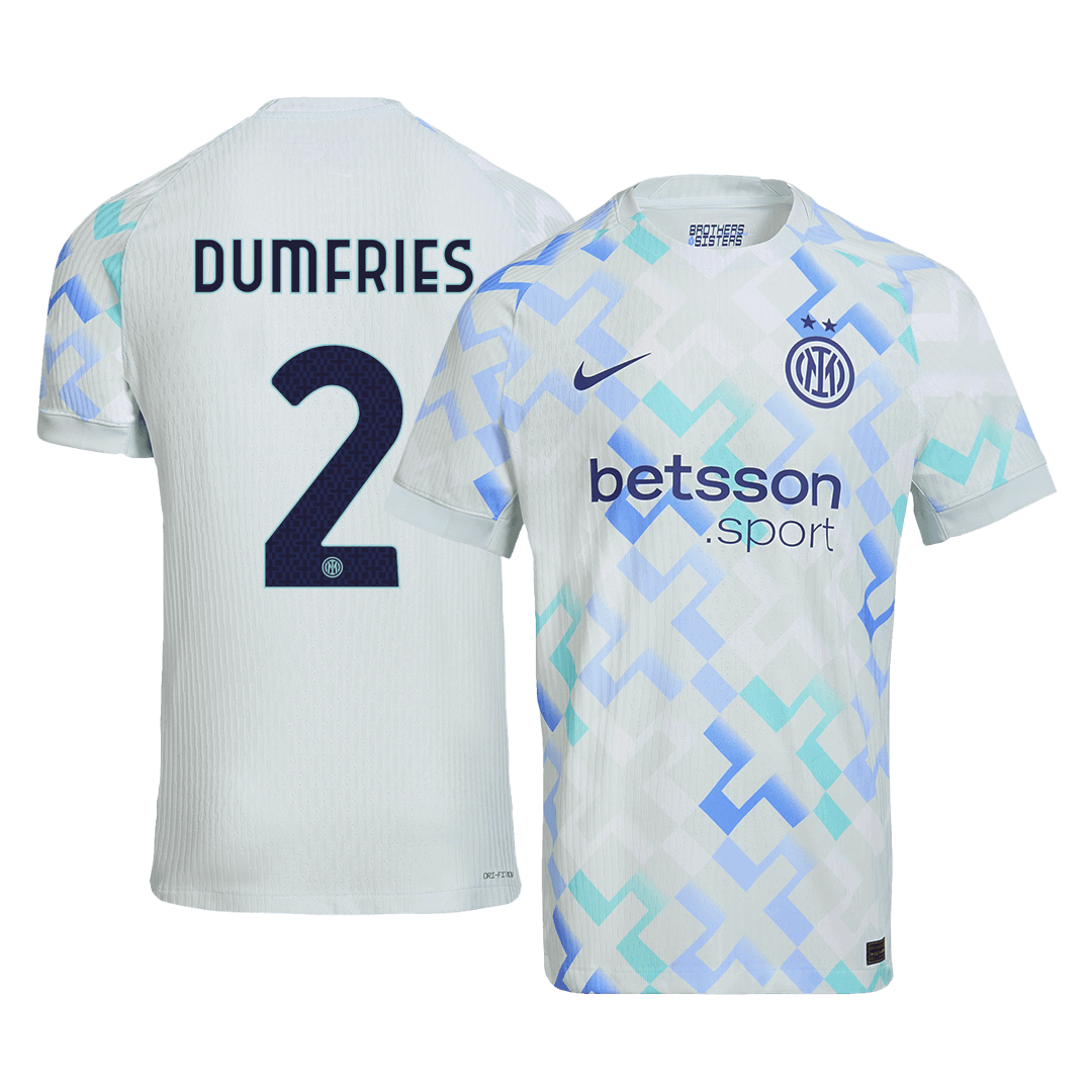 Inter Miláno pánsky vonkajší futbalový dres 2025/26 - DUMFRIES #2 [hráčska verzia]