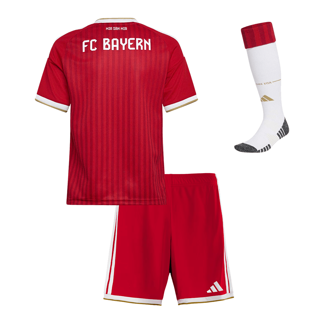 Bayern Mníchov detský Domáci futbalový komplet so štulpňami 2026/27