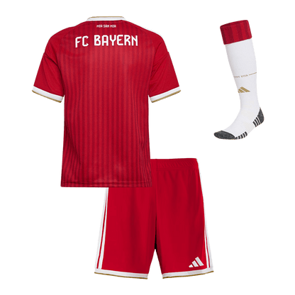 Bayern Mníchov detský Domáci futbalový komplet so štulpňami 2026/27
