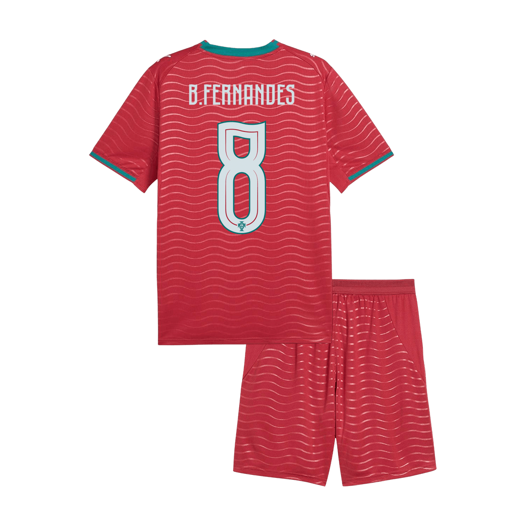 [PREMIUM] Detské Futbalová Súprava Portugalsko Domáci MS 2026 - B. FERNANDES #8