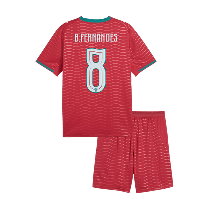 [PREMIUM] Detské Futbalová Súprava Portugalsko Domáci MS 2026 - B. FERNANDES #8