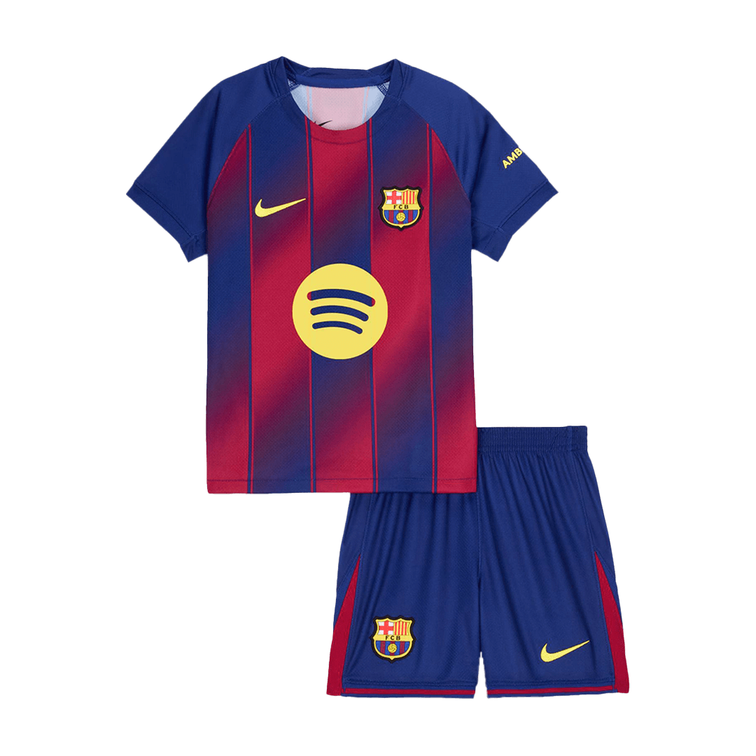 Barcelona detská domáca futbalová súprava 2025/26 (Prémiová kvalita)