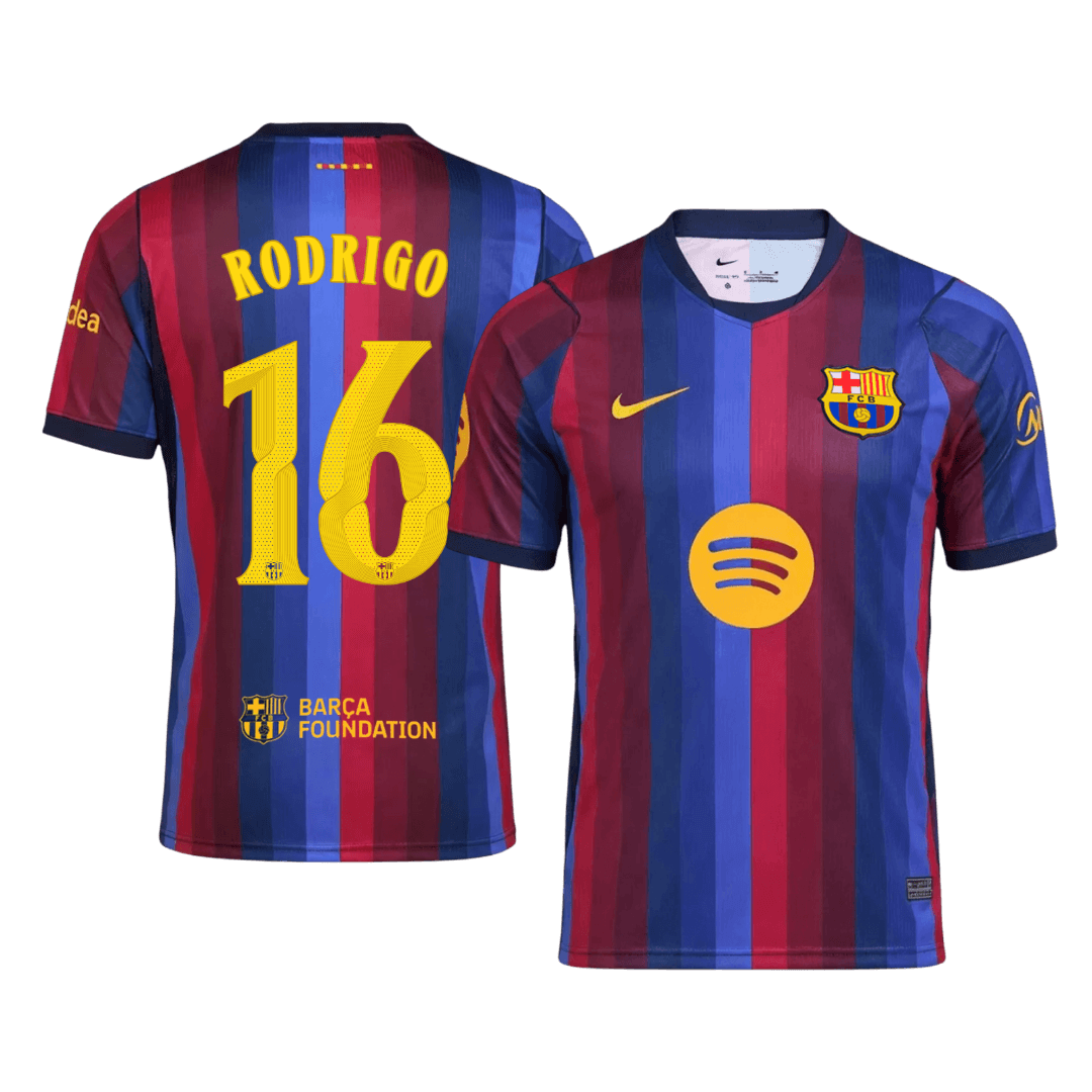 Barcelona pánsky Domáci futbalový dres 2026/27 – RODRIGO #16 – UCL