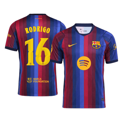 Barcelona pánsky Domáci futbalový dres 2026/27 – RODRIGO #16 – UCL