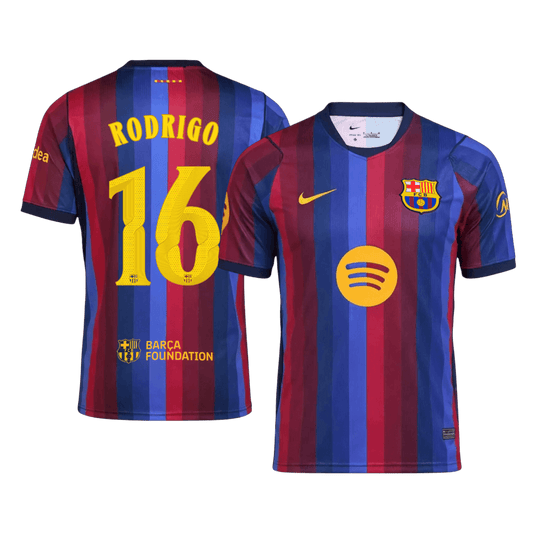 Barcelona pánsky Domáci futbalový dres 2026/27 – RODRIGO #16 – UCL