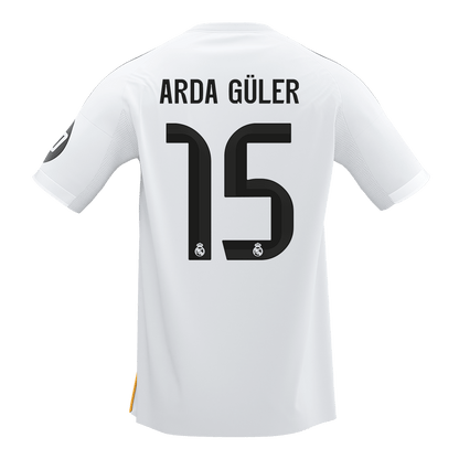 Real Madrid pánsky domáci futbalový dres 2025/26 - ARDA GÜLER #15 (Prémiová kvalita)
