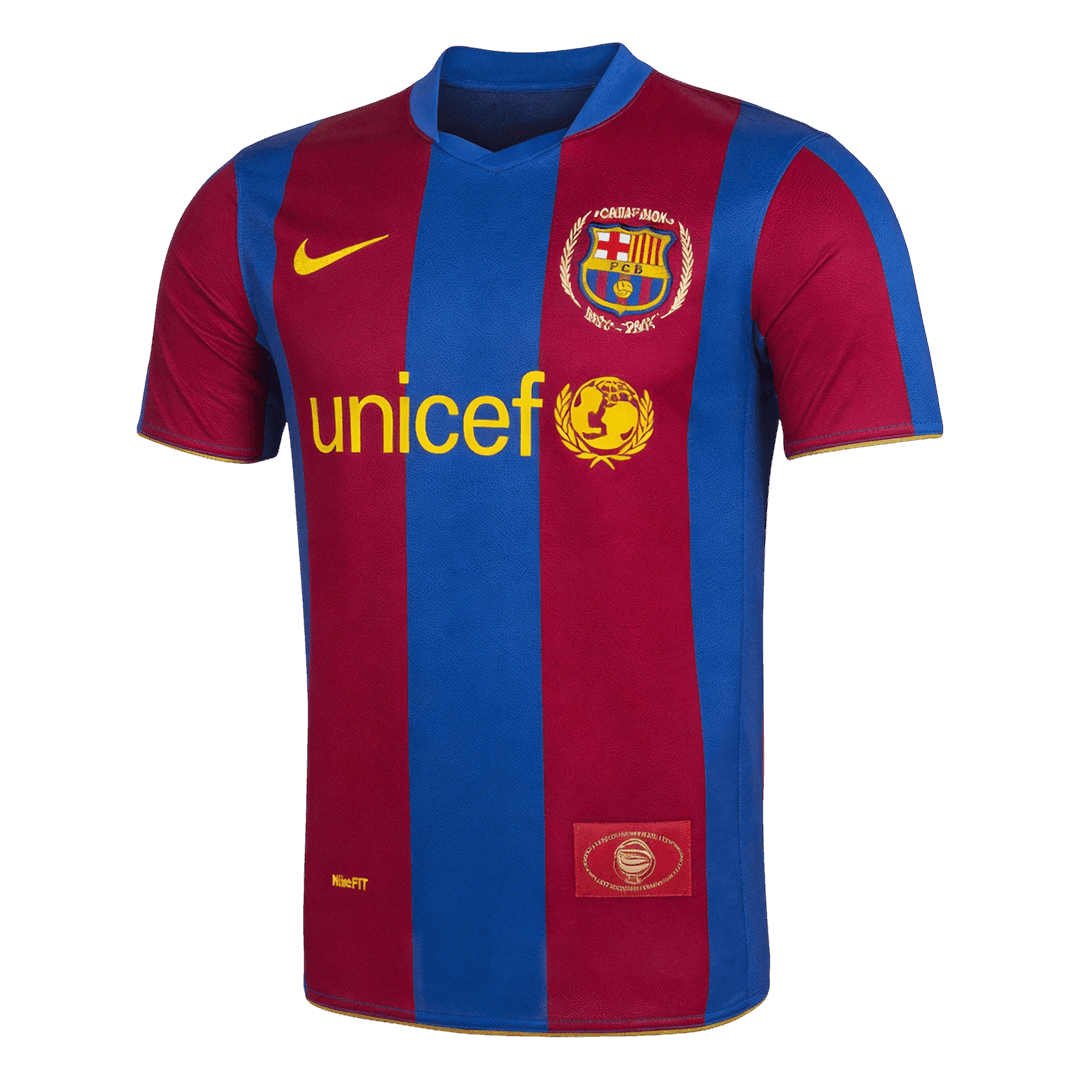 Barcelona pánsky domáci retro futbalový dres 2007/08