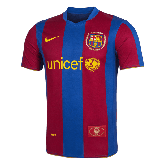 Barcelona pánsky domáci retro futbalový dres 2007/08