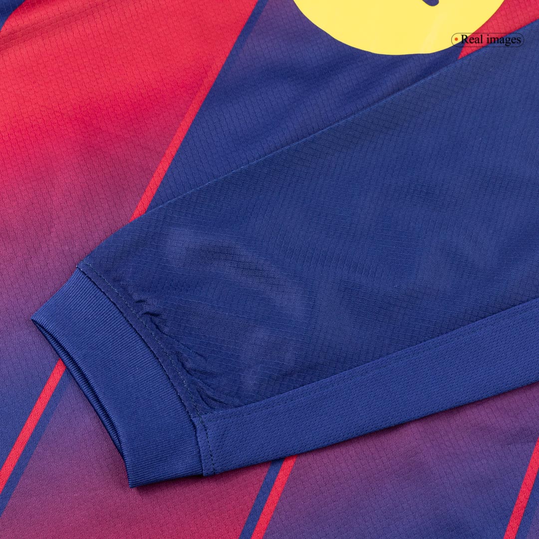 Barcelona pánsky domáci futbalový dres s dlhými rukávmi 2025/26