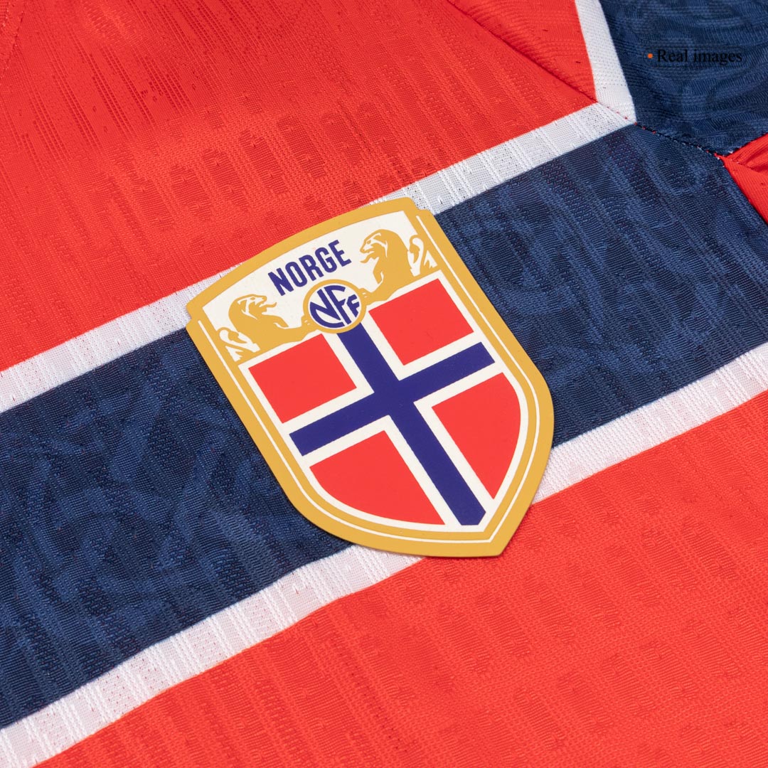 Nórsko pánsky domáci futbalový dres MS 2026 [hráčska verzia]