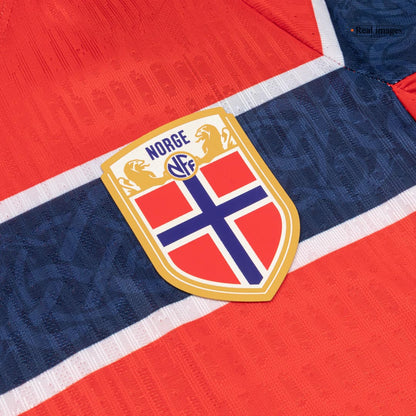 Nórsko pánsky domáci futbalový dres MS 2026 [hráčska verzia]