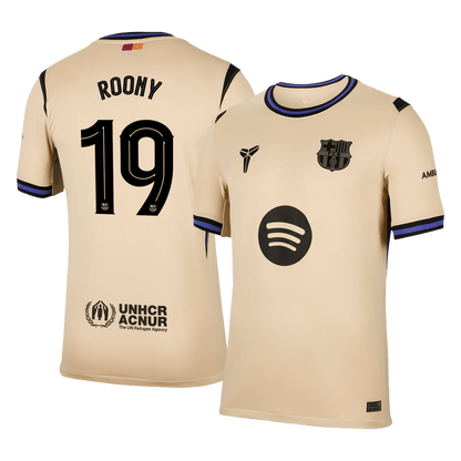 Barcelona pánsky vonkajší futbalový dres 2025/26 UCL - ROONY #19