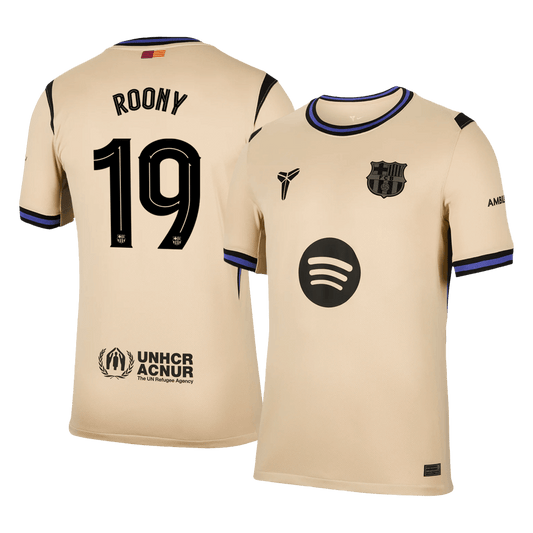 Barcelona pánsky vonkajší futbalový dres 2025/26 UCL - ROONY #19