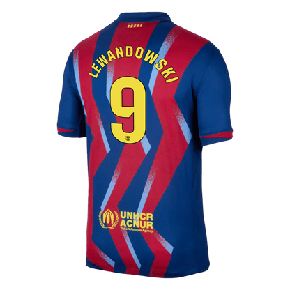 Barcelona pánsky štvrtý futbalový dres 2025/26 - LEWANDOWSKI #9