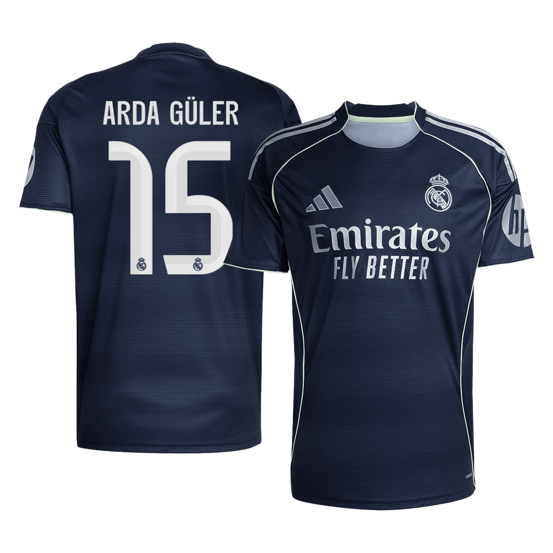 Real Madrid pánsky vonkajší futbalový dres 2025/26 - ARDA GÜLER #15 (Prémiová kvalita)