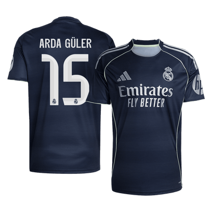 Real Madrid pánsky vonkajší futbalový dres 2025/26 - ARDA GÜLER #15 (Prémiová kvalita)