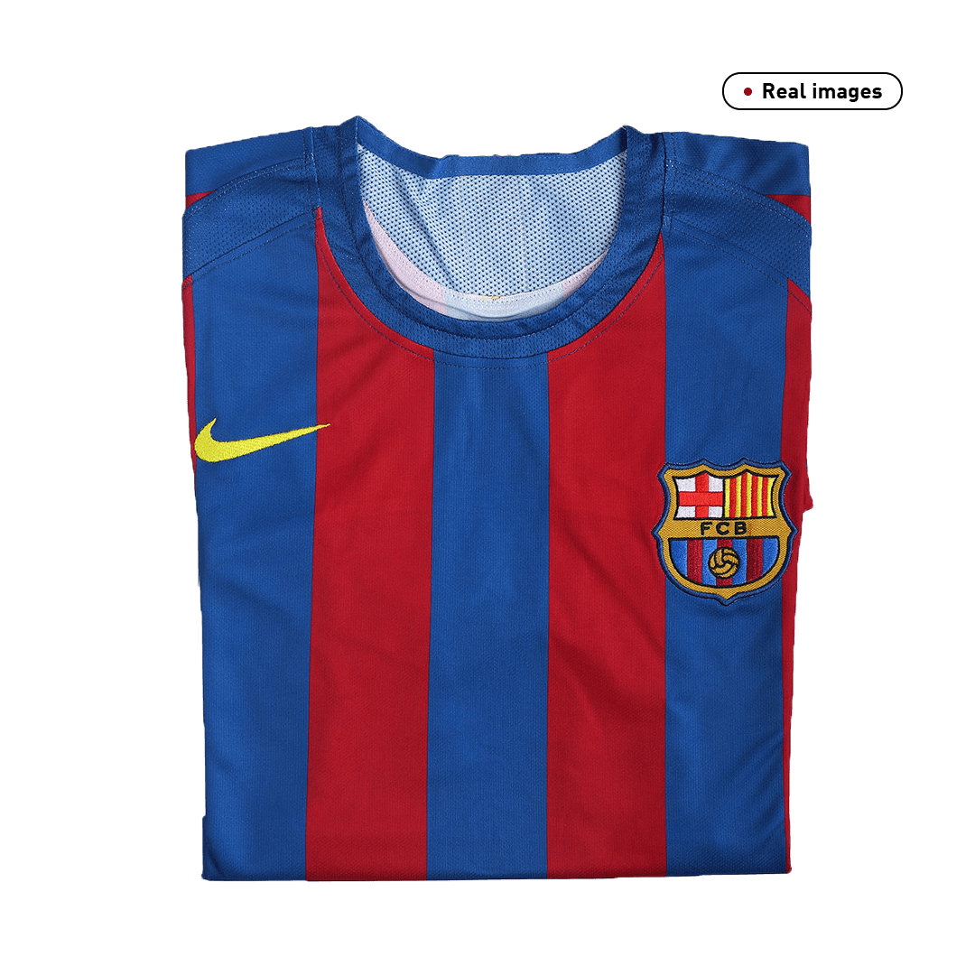 Barcelona pánsky domáci retro futbalový dres 2005/06 UCL Final - MESSI #30