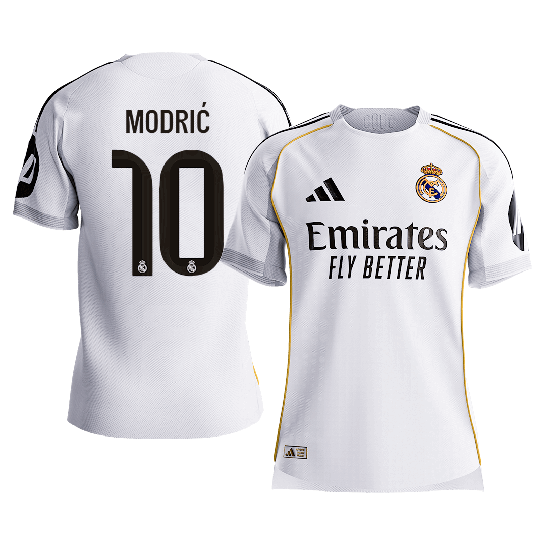 Real Madrid pánsky domáci futbalový dres 2025/26 - MODRIĆ #10 [hráčska verzia] (Prémiová kvalita)