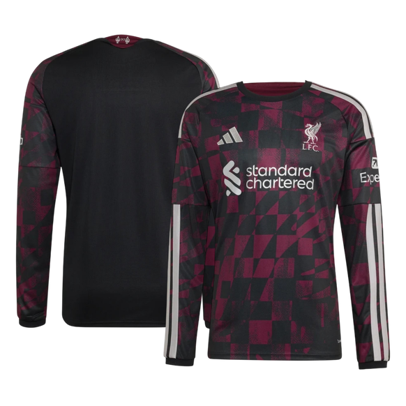 Liverpool pánsky Tretí futbalový dres s dlhými rukávmi 2026/27