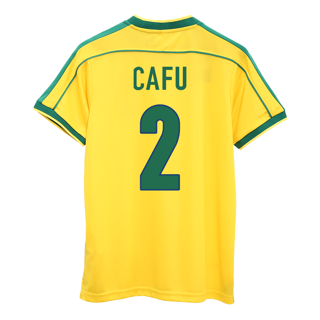 Brazília pánsky domáci retro futbalový dres MS 1998 - CAFU #2
