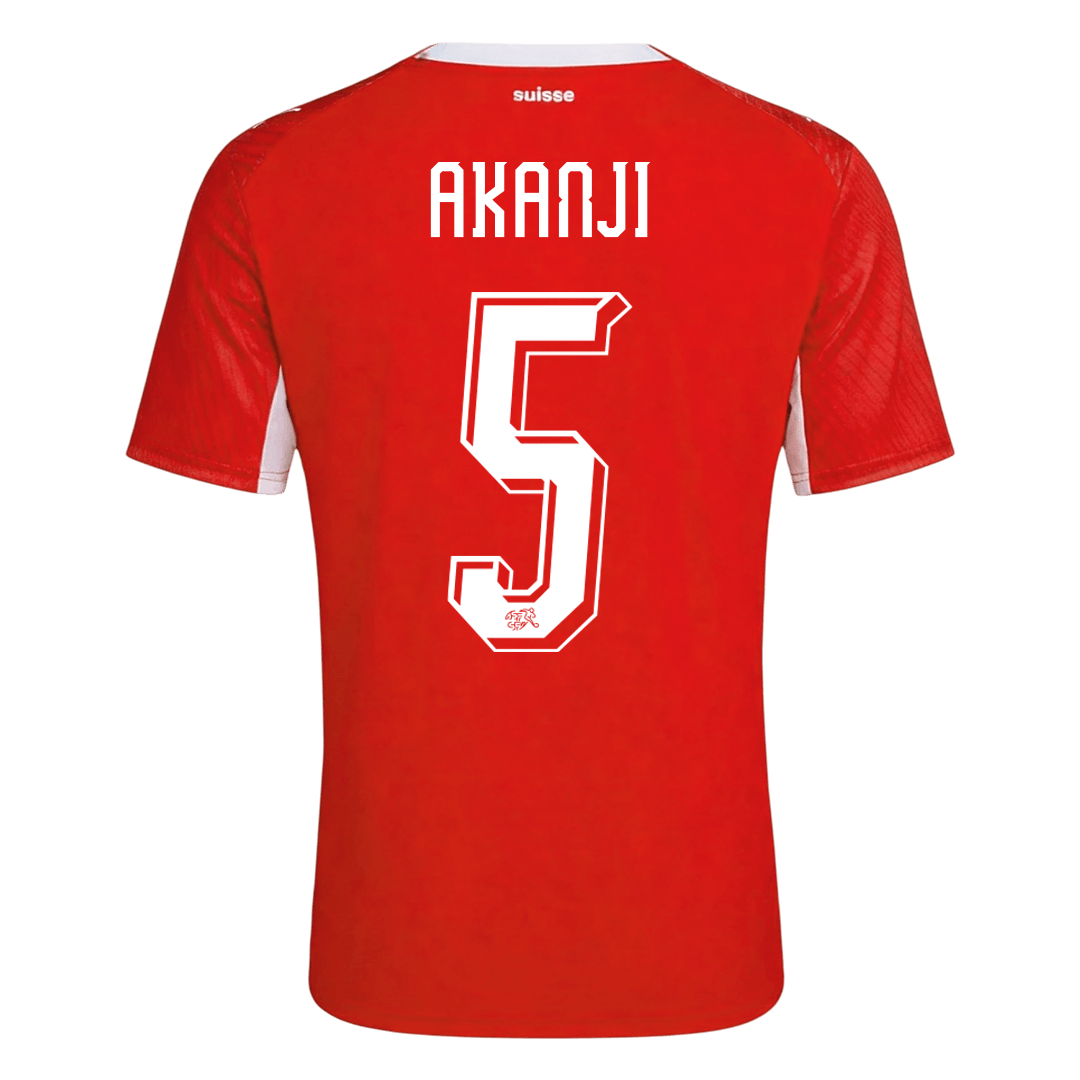 Švajčiarsko pánsky domáci futbalový dres MS 2026 - AKANJI #5
