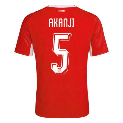 Švajčiarsko pánsky domáci futbalový dres MS 2026 - AKANJI #5