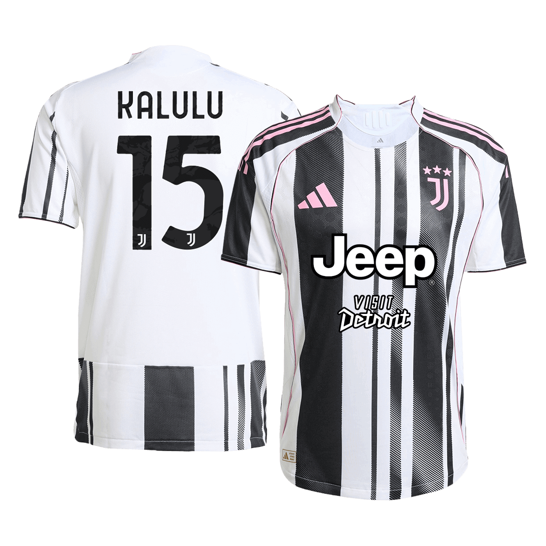 Juventus pánsky domáci futbalový dres 2025/26 - KALULU #15 [hráčska verzia]