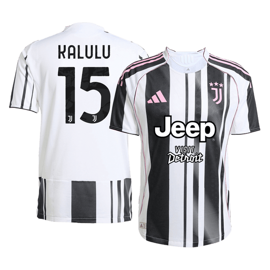 Juventus pánsky domáci futbalový dres 2025/26 - KALULU #15 [hráčska verzia]
