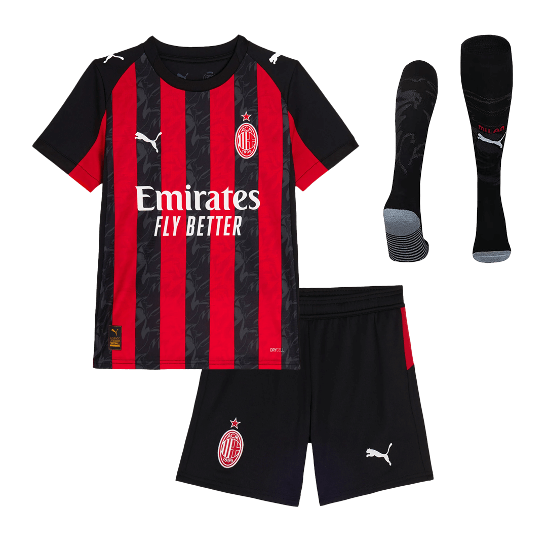 Detské Futbalový komplet AC Miláno Domáci 2025/26