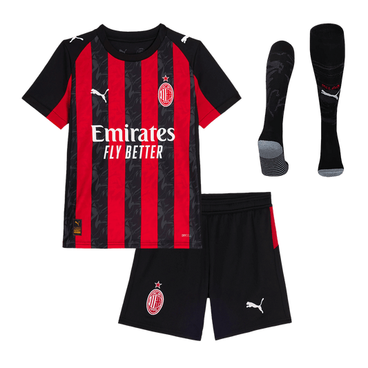 Detské Futbalový komplet AC Miláno Domáci 2025/26