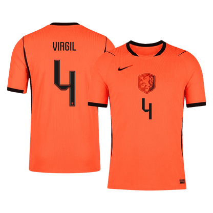 Pánske Futbalový Dres Holandsko Domáci MS 2026 Hráčska Verzia - VIRGIL #4
