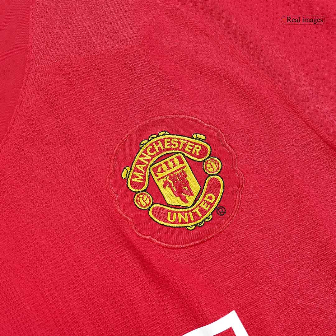 Manchester United pánsky domáci retro futbalový dres s dlhými rukávmi 2007/08 - RONALDO #7