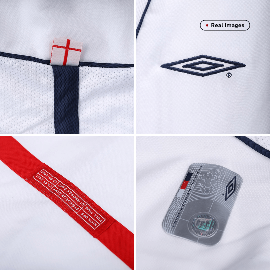 Anglicko pánsky domáci retro futbalový dres 2002 - BECKHAM #7