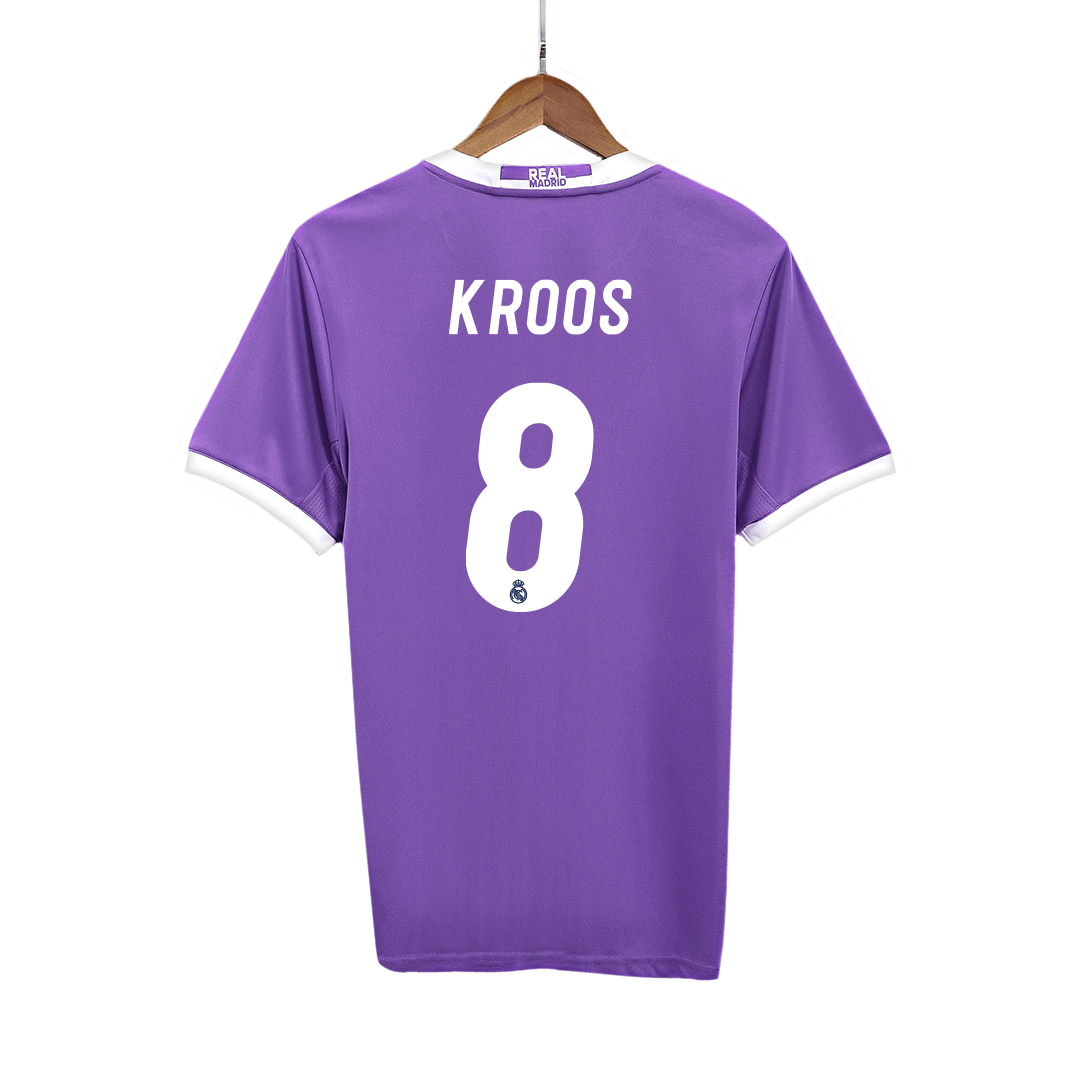 Real Madrid pánsky vonkajší retro futbalový dres 2016/17 - KROOS #8