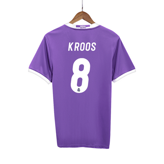 Real Madrid pánsky vonkajší retro futbalový dres 2016/17 - KROOS #8