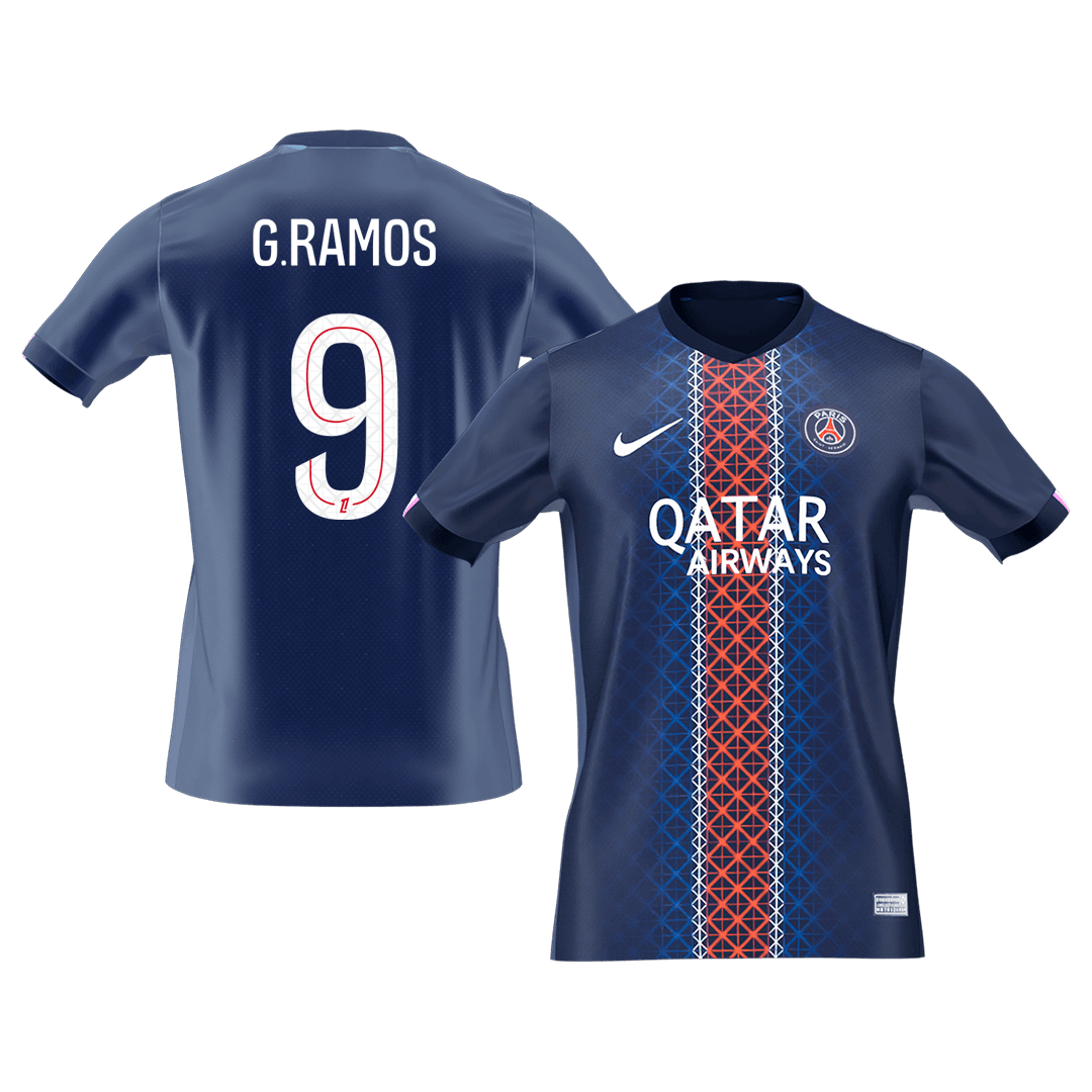 PSG pánsky domáci futbalový dres 2025/26 - G.RAMOS #9 (Prémiová kvalita)