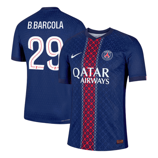 PSG pánsky domáci futbalový dres 2025/26 - B.BARCOLA #29 [hráčska verzia]