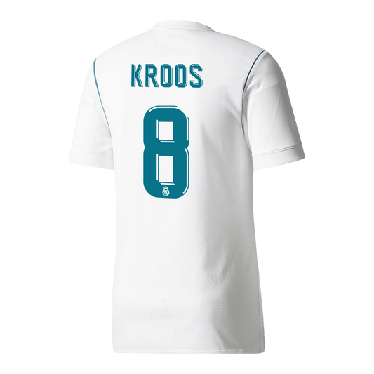 Real Madrid pánsky domáci retro futbalový dres 2017/18 - KROOS #8