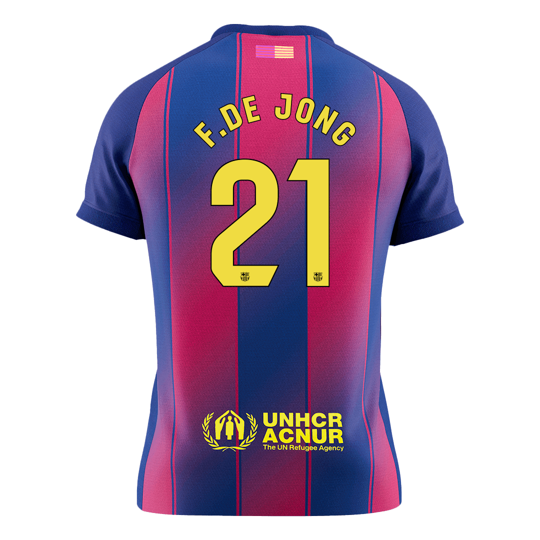 Barcelona pánsky domáci futbalový dres 2025/26 - F.DE JONG #21 (Prémiová kvalita)