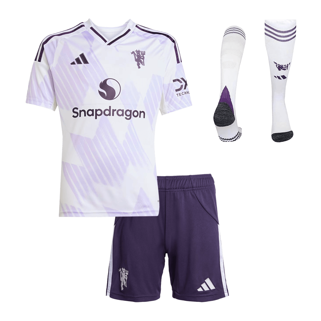 Manchester United detský vonkajší futbalový komplet 2025/26