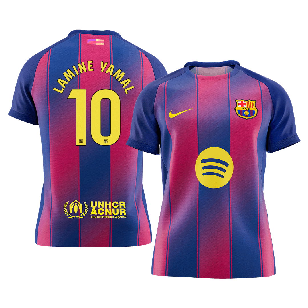Barcelona pánsky domáci futbalový dres 2025/26 - LAMINE YAMAL #10 (Prémiová kvalita)