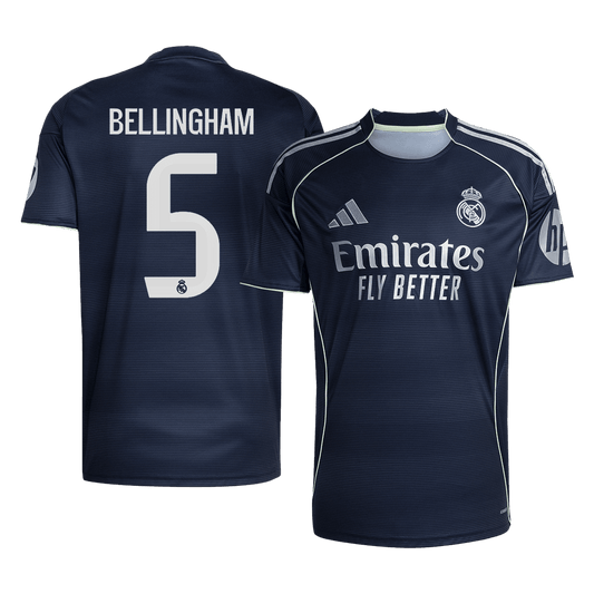 Real Madrid pánsky vonkajší futbalový dres 2025/26 - BELLINGHAM #5 (Prémiová kvalita)