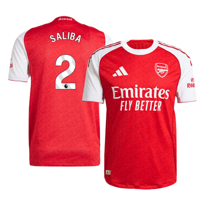 Pánske Futbalový Dres Arsenal Domáci 2025/26 Hráčska Verzia - SALIBA #2
